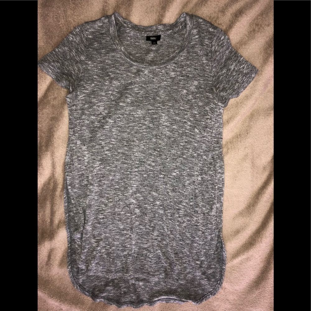 Grey knitted shirt